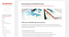 Desktop Screenshot of chamberlainsaccountancy.co.uk